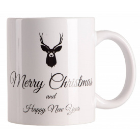 Чашка Limited Edition NY Antler Black 320 мл Белый (7133574)