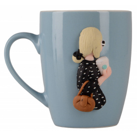 Чашка Limited Edition Dream Girl 340 мл Серый (7136738)