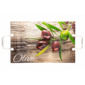 Блюдо Viva Olives 35х22.5 см Різнокольоровий (6599286)