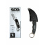 Нож керамбит Gorillas BBQ 4857 18.5 см Черный (KN1040) Хмельницкий