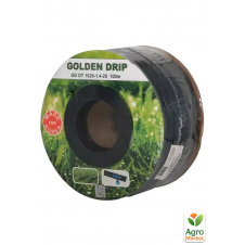 Крапельна стрічка з плоским емітером, крок20 ТМ GOLDEN DRIP 100м
