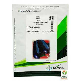 Баклажан Епік F1 ТМ Seminis 1000шт