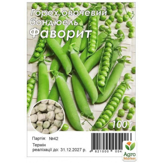 Горох Фаворит ТМ Агрона 100г