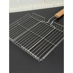 Решетка гриль для барбекю Gorillas BBQ XL 37x30 см Хром (RGB2) Киев