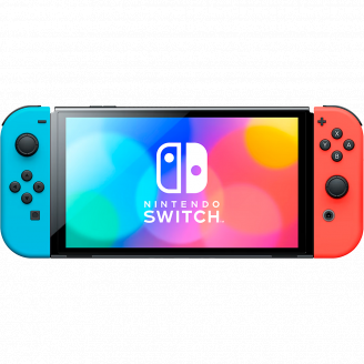 Портативна ігрова консоль Nintendo Switch OLED with Neon Blue and Neon Red Joy-Con