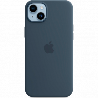 Чохол Silicone Case з MagSafe для Apple iPhone 14 Plus (Storm Blue) ААА