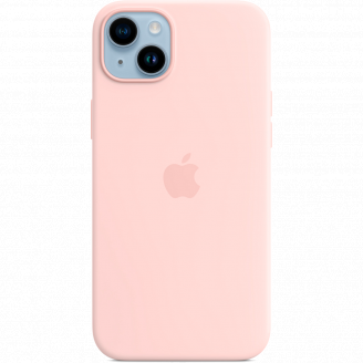 Чохол Silicone Case з MagSafe для Apple iPhone 14 Plus (Chalk Pink) ААА