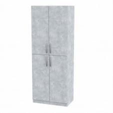 Шкаф книжный Компанит КШ 12 60х36,6х158,7 см Бетон
