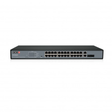 Неуправляемый PoE-коммутатор Provision ISR PoES-24370C+2Combo с 24 портами PoE