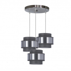 Люстра Candellux Hare 45x115 см Серебристый (33-18496)