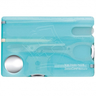 Нож Victorinox SwissCard Nailcare Бирюзовый (1049-Vx07240.T21)