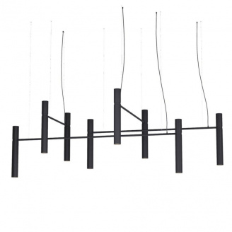 Люстра PikArt Tube Chandelier 200x48 см Черный (5299-20)