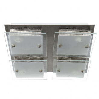 Светильник настенно-потолочный Brille 60W BR-01207 Никель
