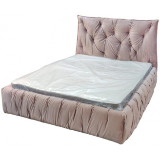 Кровать двуспальная BNB Mayflower Comfort 160 x 190 см Simple С подъемным механизмом и нишей для белья Розовый