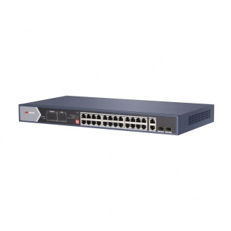 PoE коммутатор Hikvision DS-3E0528HP-E 24 порта PoE (178918)