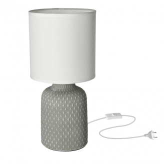 Настольная лампа Candellux Iner 15x32 см Серый (41-79886)