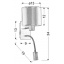 Бра Candellux Sylwana 13x34 см Хром (21-28648) Херсон