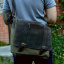 Сумка мессенджер Gorillas BBQ s11236-1 35х11х35 см Серо-зеленый (FR1) Прилуки