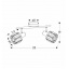 Спот Candellux Dubai 36x16 см Золотистый (92-23483) Киев