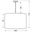 Люстра Candellux Timber 40x110 см Никель (31-56699) Винница