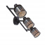 Спот Candellux Canabera 58x19 см Черный (93-82541) Братское