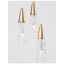Люстра Nova Luce Kovac 25x180 см Прозрачно-золотистый (Nova9160193) Одесса
