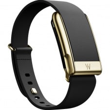 Фітнес-браслет Whoop MG LeatherLuxe Tapered Black with Gold S/M + підписка Life на 12 місяців