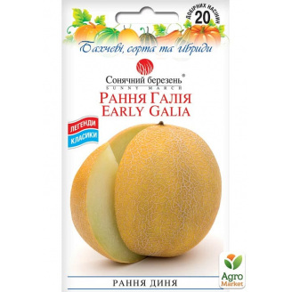 Дыня Ранняя Галия ТМ Солнечный март 20шт