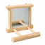 Зеркало для птиц Lesko N110012 80x120x103 мм Бежевый (14208-95080) Кременчуг