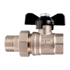 Кран кульовий з американкою прямий Remi 1" (68240)