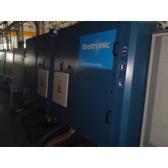 Стеклопакетная линия Bystronic 1600*4000 с газовым тандемным прессом Вишневое