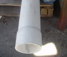 Труба для скважин обсадная пластиковая 110x5 мм