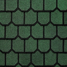 Бітумна черепиця GAF Country Mansion 1016*432 мм Moss Green
