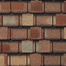 Бітумна черепиця GAF Camelot 876*432 мм Florida Blend