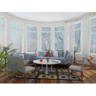 Засклення квартири вікнами з німецького профілю