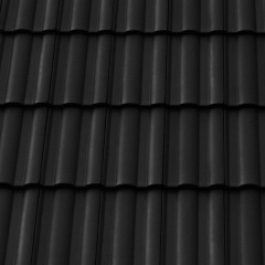 Черепица керамическая половинчатая Tondach Твист Венгрия 170х500 мм черная Ивано-Франковск