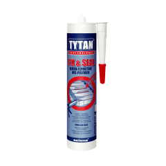 Клей-герметик TYTAN PROFESSIONAL Fix&Seal Crystal 290 мл белый Ровно
