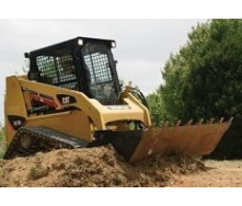 Оренда гусеничного навантажувача щелепного ковша на Cat 259 B3 0,44 м3