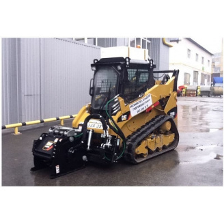 Ремонт дороги с использованием фрезы Caterpillar 205B