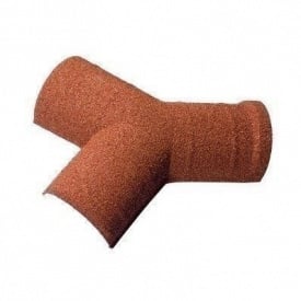 Y-подібний гребінний елемент Metrotile 30 градусів 175 мм червоний