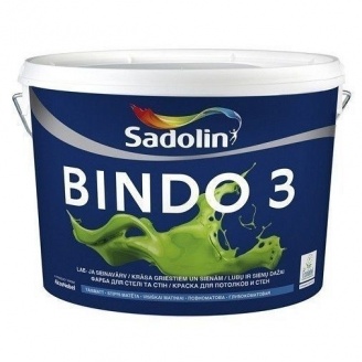 Фарба для стін Sadolin Bindo 3 10 л біла