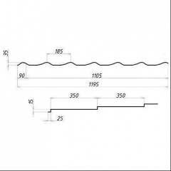 Металлочерепица Сталекс GRAND 0,45 мм PEMA Словакия (USS Steel Kosice) Славянск