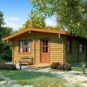 Проект летнего деревянного гостевого домика 62 м2