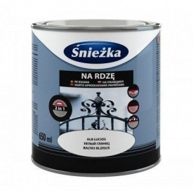 Грунт-емаль Sniezka Na Rdze 0,65 л білий