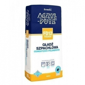 Шпаклівка цементно-полімерна Sniezka Acryl-putz fd 12 fasada 20 кг біла