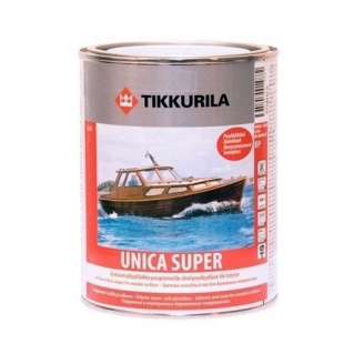 Зносостійкий уретан-алкідний лак Tikkurila Unica Super pk 0,9 л напівглянсовий