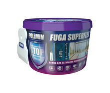 Эластичная смесь для швов Polimin Fuga superflex 2 кг синяя