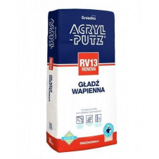 Вапняна шпаклівка Sniezka Acryl-putz rv 13 Renova 20 кг білосніжна