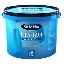 Акрилова фарба Sniezka Fasada - Baza 3 л біла