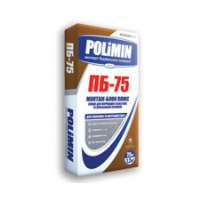 Клейова суміш для кладки Polimin Монтаж-блок плюс ПБ-75 25 кг